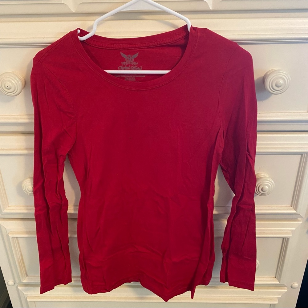 Red Long Sleeve Shirt